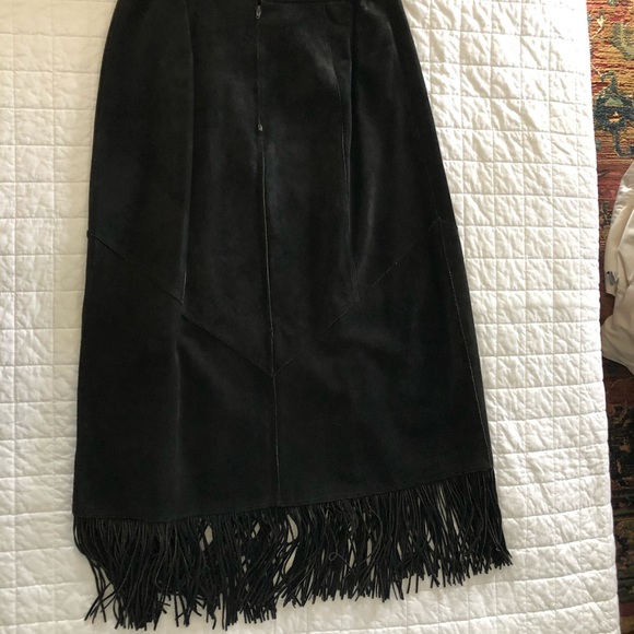 Pioneer Wear Suede Skirt - Picture 2 of 4